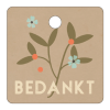 Cadeaukaartje - Bedankt [MSC10]